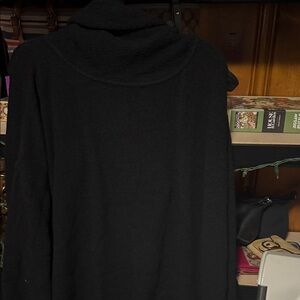 Black Cozy Cowl neck sweater